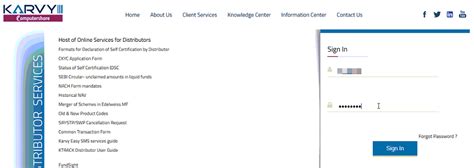 karvymfs login|mfs serviced by karvy.